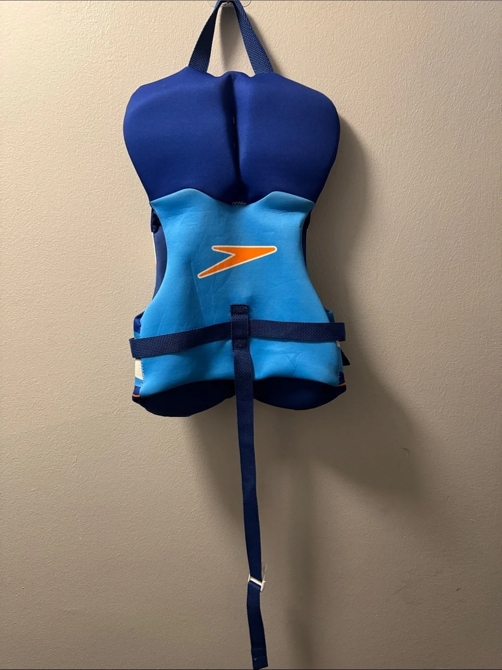 Speedo Blue and Orange Kids' Shark Swim Vest